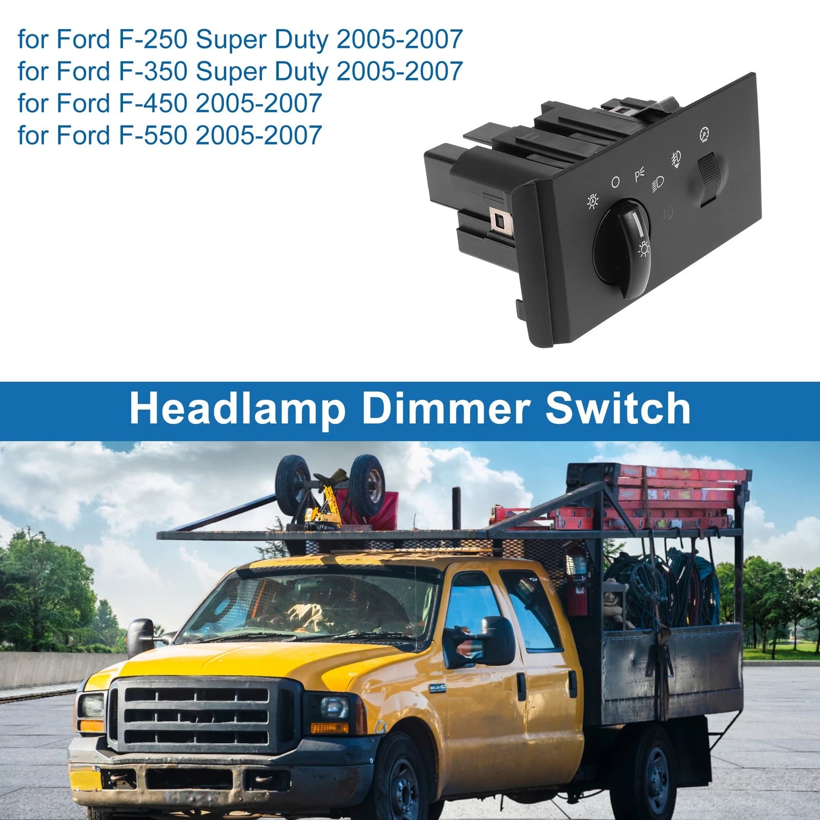 Headlight Switch OEM Replacement for Ford F-250 Super Duty (2005–2007)
