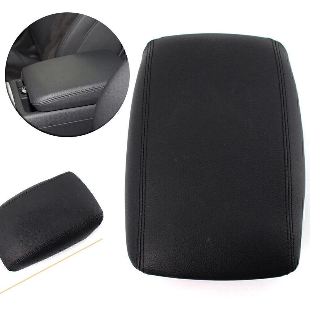 Front Center Console Lid Armrest Case Cover Leather for Audi Q5 (2008–2016)