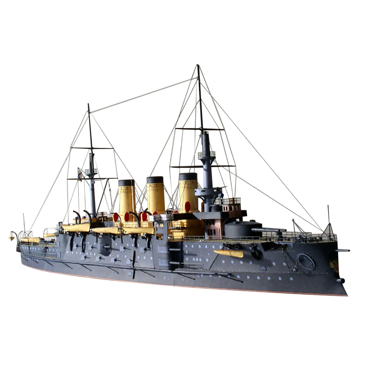 Set of 1 DIY Czar Russia Navy Oslabya Battleship Model (1:250 Scale)