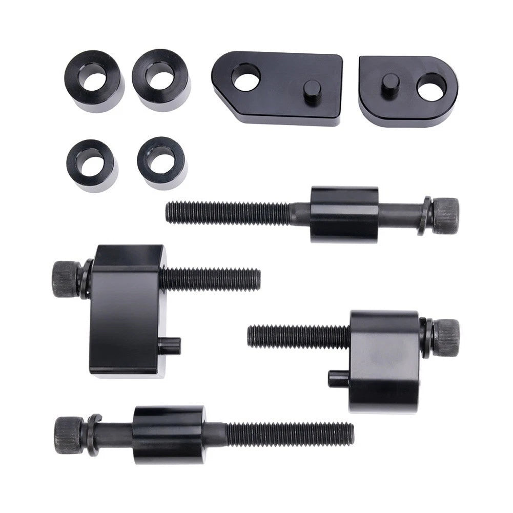 1.5 Inch Driver Floorboard Extension Kit for Touring (2009–2024) Black