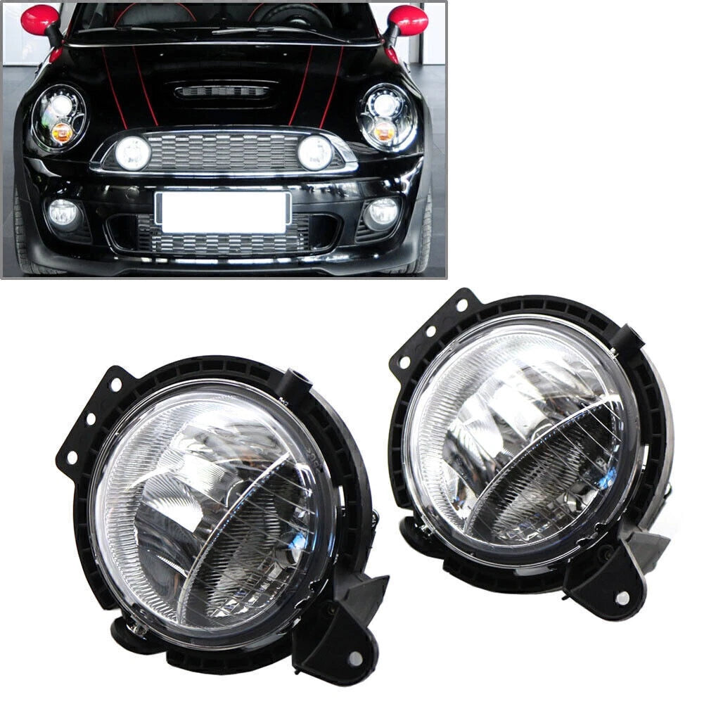 Pair Front Bumper Fog Lights for BMW Mini Cooper (2002–2008)