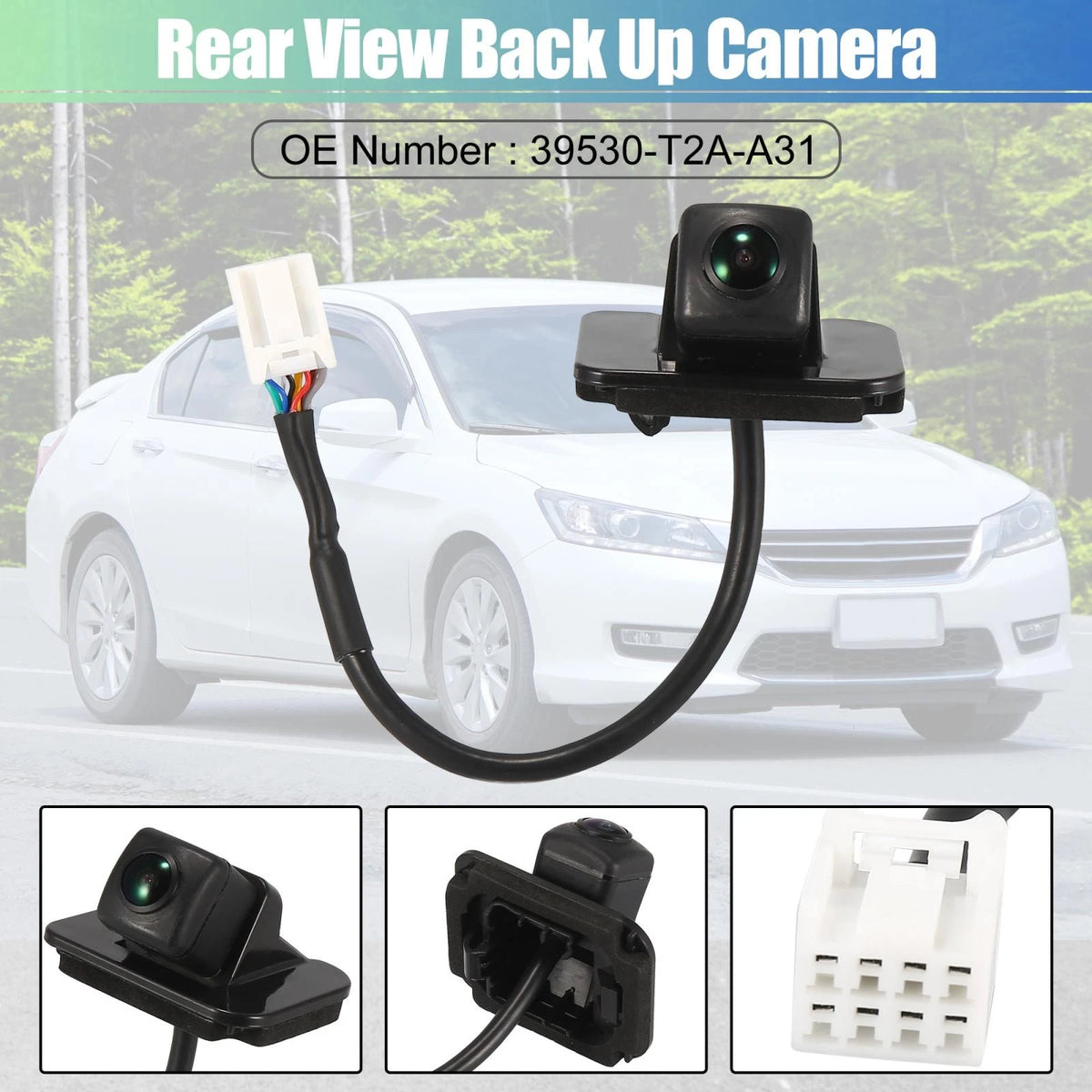 Rear View Backup Parking Camera Replacement for Honda Accord 2016–2017