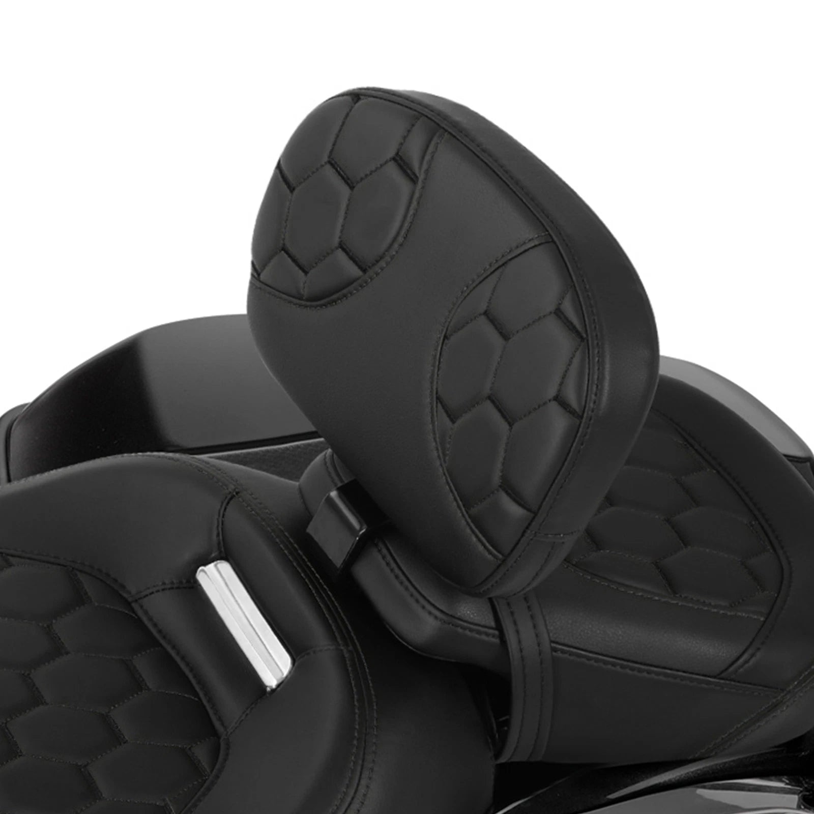 Front Rider Driver Backrest Pad for Harley Touring Road Glide (2009–2023)