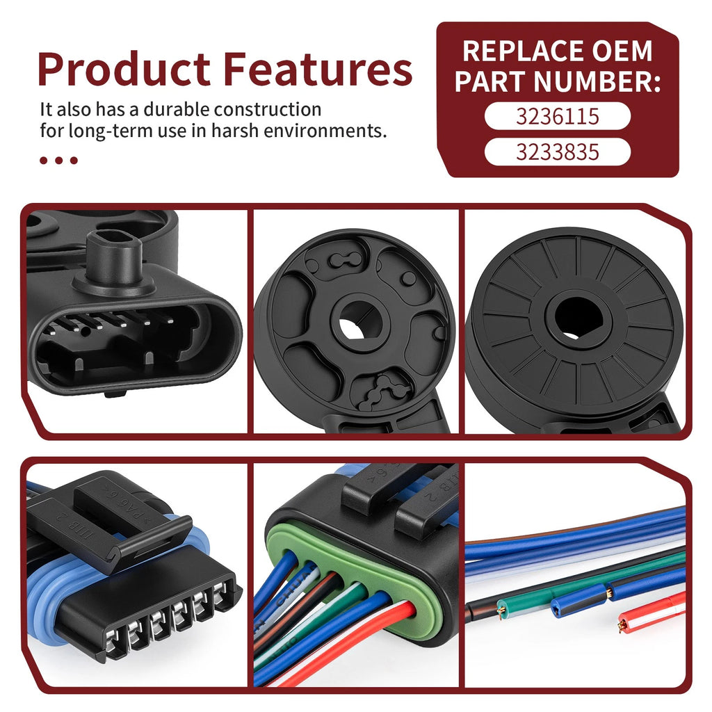 Gear Position Sensor with Pigtail Harness for Polaris Sportsman 400-800 (2000-2014)