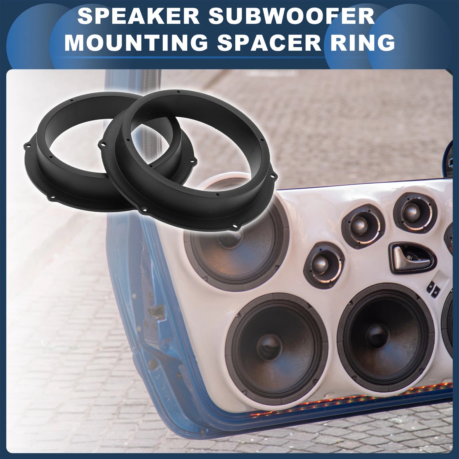 Tweeter Speaker Spacer Adapter for Volkswagen Golf MK5 (2004–2009) 2 Pcs