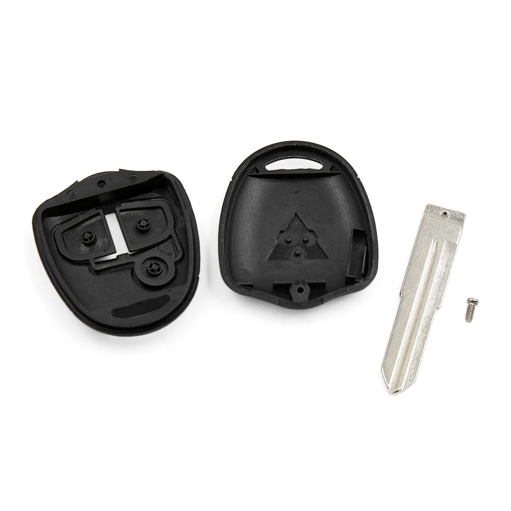 Replacement Key Fob Shell Case for Mitsubishi Outlander L200 2 Key Button (2008–2018)