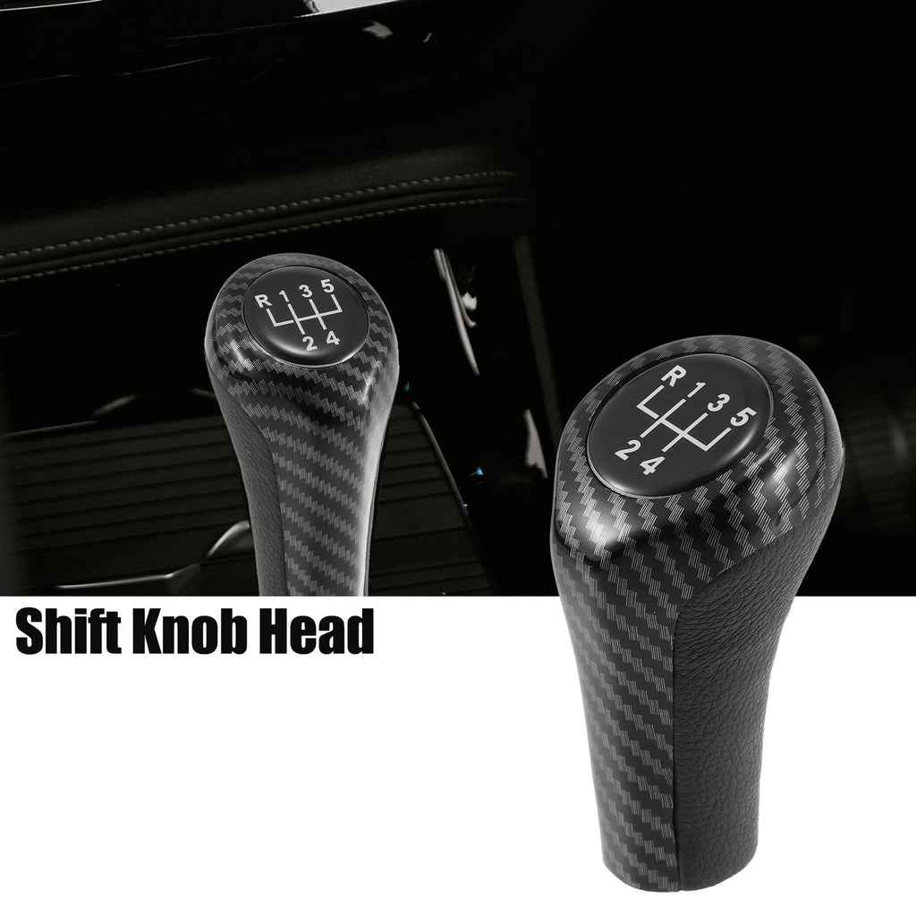 Gear Stick Shift Knob Carbon Fiber Pattern for BMW 5 Series (2004–2010)
