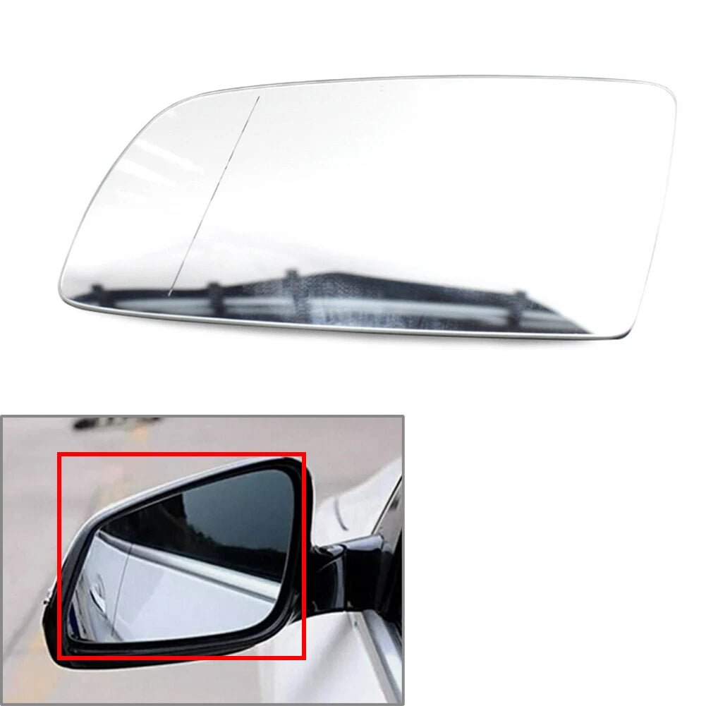 Left Side Rearview Mirror Glass for BMW 5 Series E60 (2003–2010)