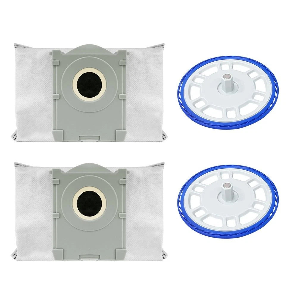 2 Mop Brackets + 2 Microfiber Pads for Ecovacs DEEBOT N50 PRO (2020–2023)