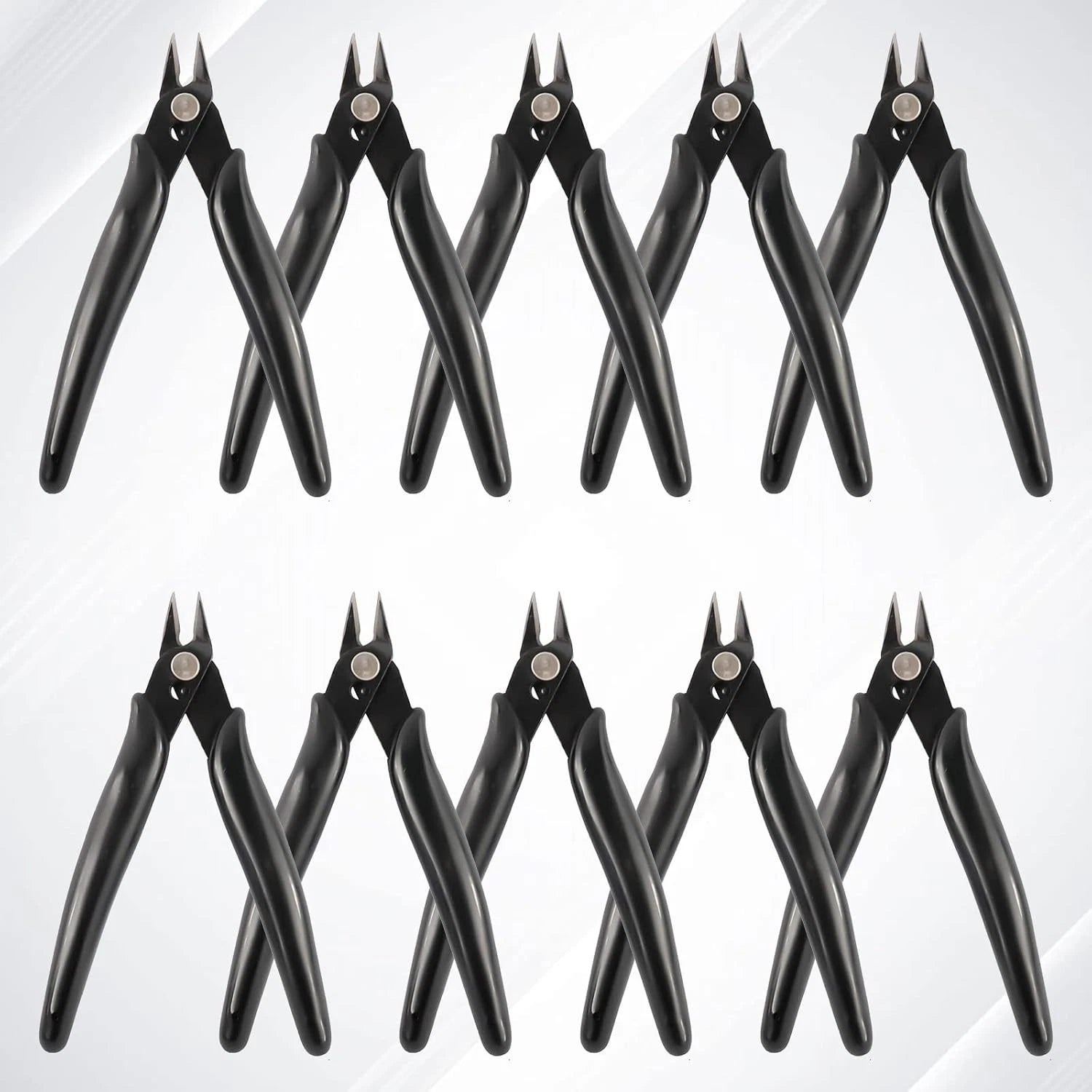 10pcs Electrical Cutting Wire Cable Cutter Side Snips Pliers Tool