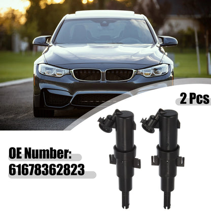 Headlight Washer Nozzle Sprayer Jet Front Set for BMW 323Ci (1998–2000)