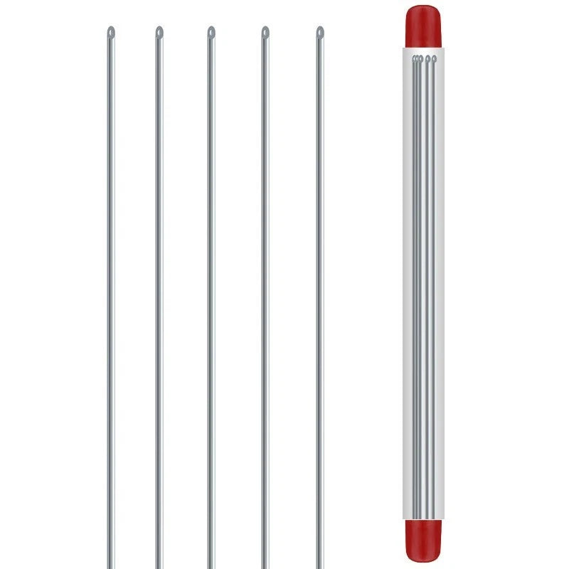 Baiting Needle for Fishing Trips - Stainless Steel Hollow Design