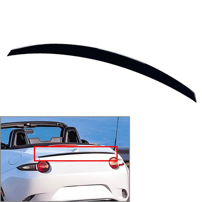 Glossy Black Tail Wing Rear Trunk Spoiler Lip for Mazda MX-5 Miata (2016–2024)