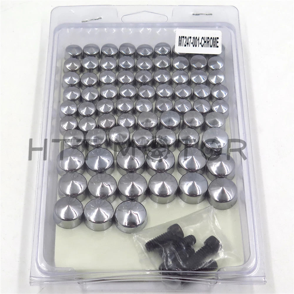 Chrome Bolt Toppers Caps for Harley FLT FLH (2007–2013)
