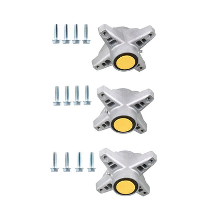 Set of 3 Spindle Assembly for MTD Cub Cadet (618-3129A, 618-04426, 918-04217)