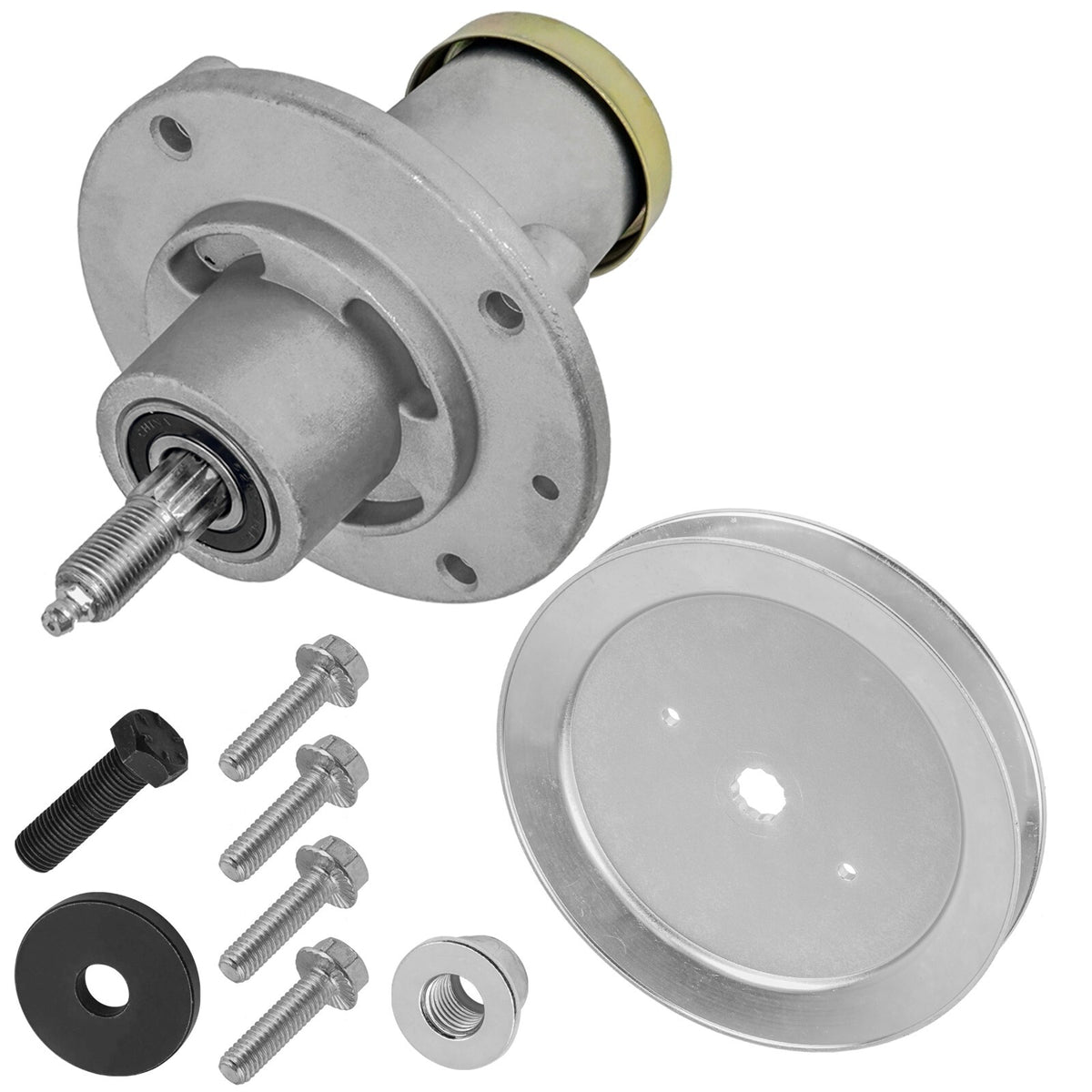 Spindle Assembly with Pulley Replacement for RedMax RZT61X CZT61 (2007–2015)