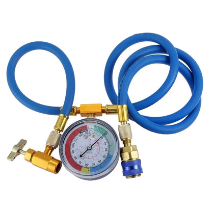 AC Refrigeration R134A Charging Hose with Pressure Gauge for Universal Use