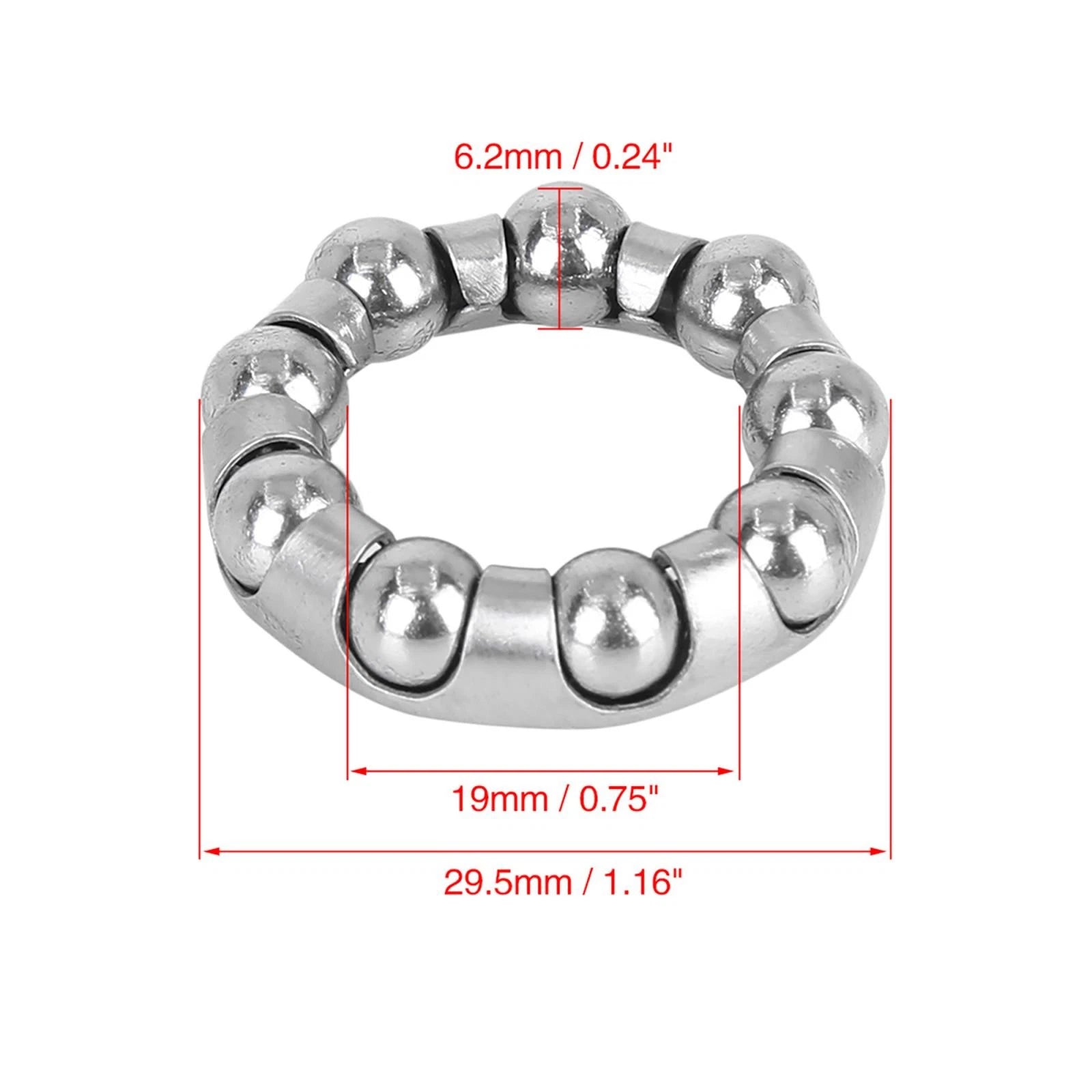 Crank Bearings Retainer Kit for Bike 29.5mm x 9 (2005–2015)