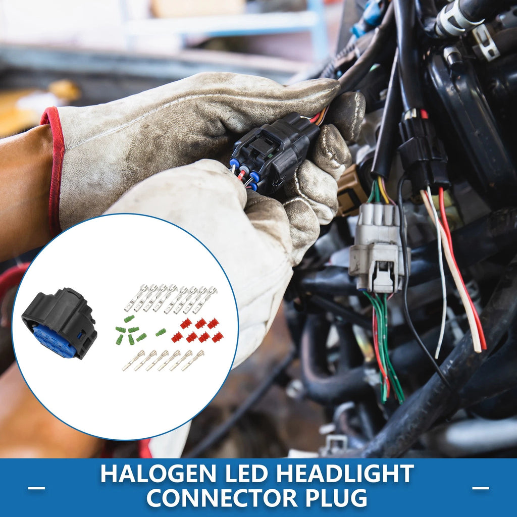 Halogen LED Headlight Connector Plug 14 Pin for Hyundai Tucson (2016–2018)