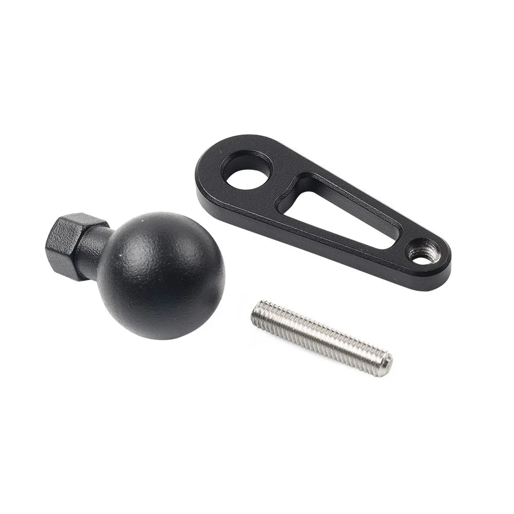Universal Motorcycle Ball Head Base GPS Phone Holder Bracket Clamp Stand