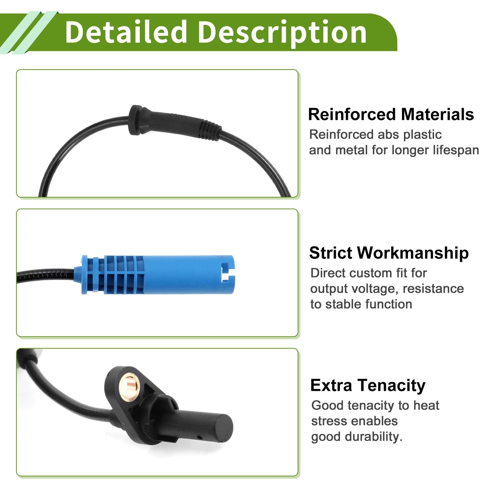 ABS Wheel Speed Sensor Replacement for BMW 328i 2007–2012