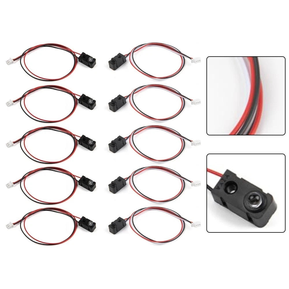 5PC IR Break Beam Sensor Module with 3MM LEDs for Robotics Competition