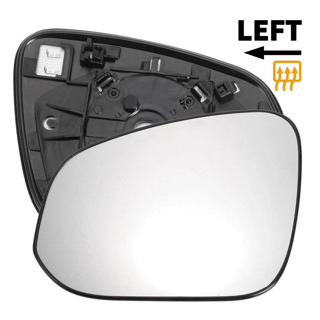 Heated Left Driver Side Mirror Glass Replacement for Toyota RAV4 (2019–2022)