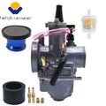 PWK32 Carburetor + Air Filter for Kawasaki KX80 KX100 KX125 Yamaha YZ85 (1990–2023)