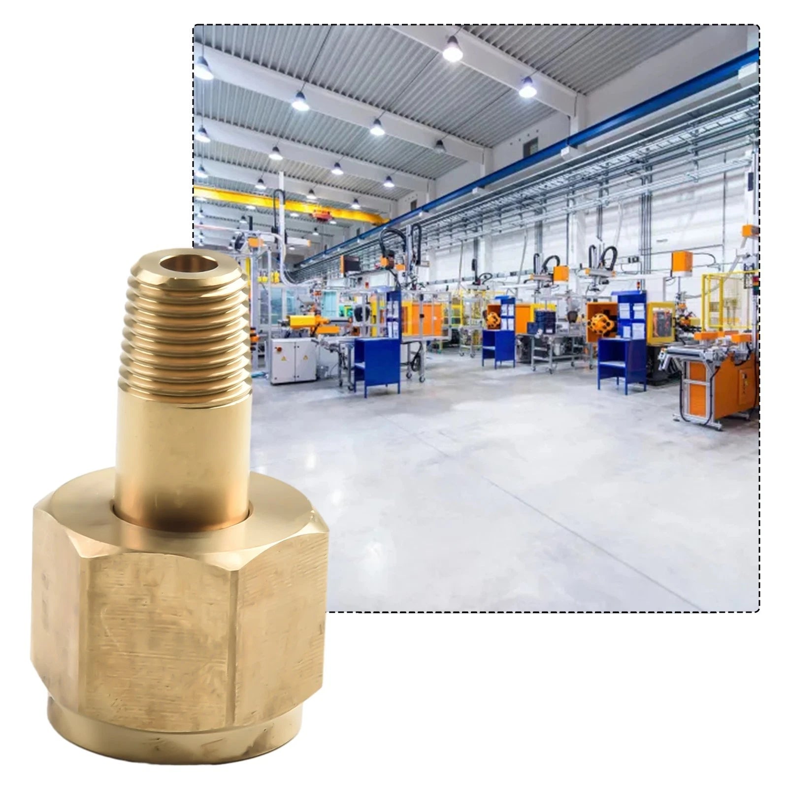 Joint Regulator Inlet Nuts for - Brass Nipple 2" Long