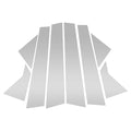 8 Pcs Door Pillar Window Trim Replacement for Hyundai Elantra (2011–2016) Silver