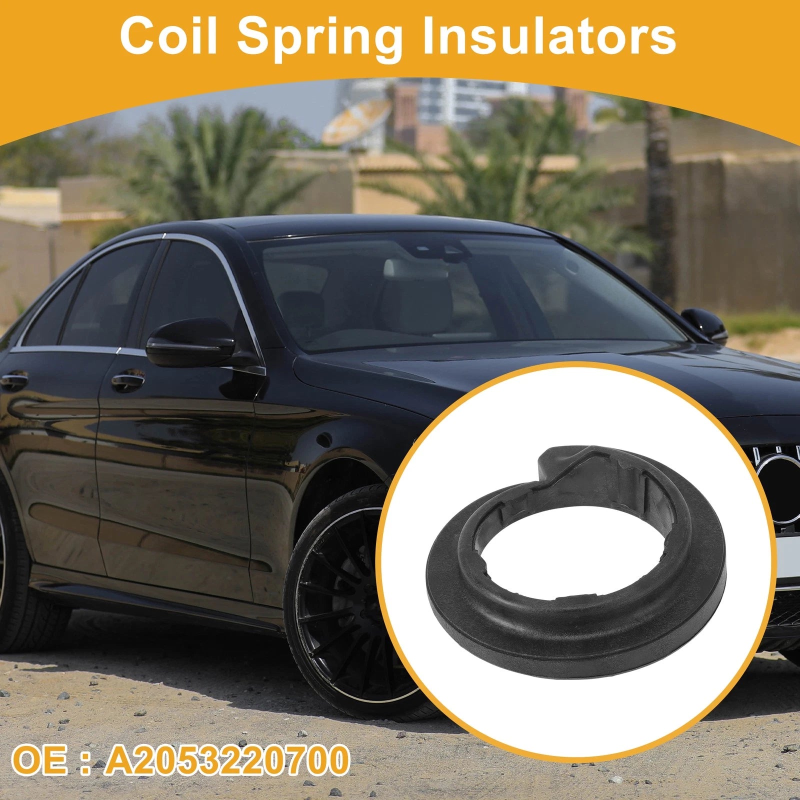 Upper Coil Spring Insulators Replacement for Mercedes-Benz C300 (2015–2021)