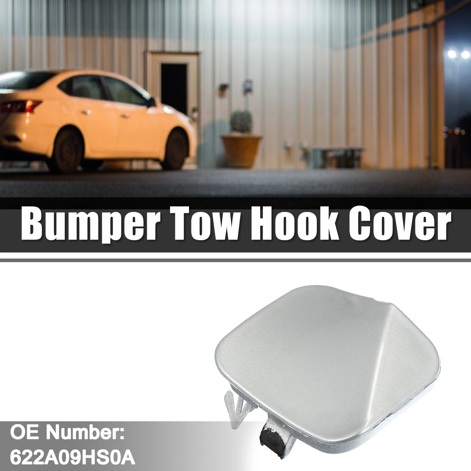 Tow Hook Cap for Nissan Altima (2013–2018) - Silver Tone
