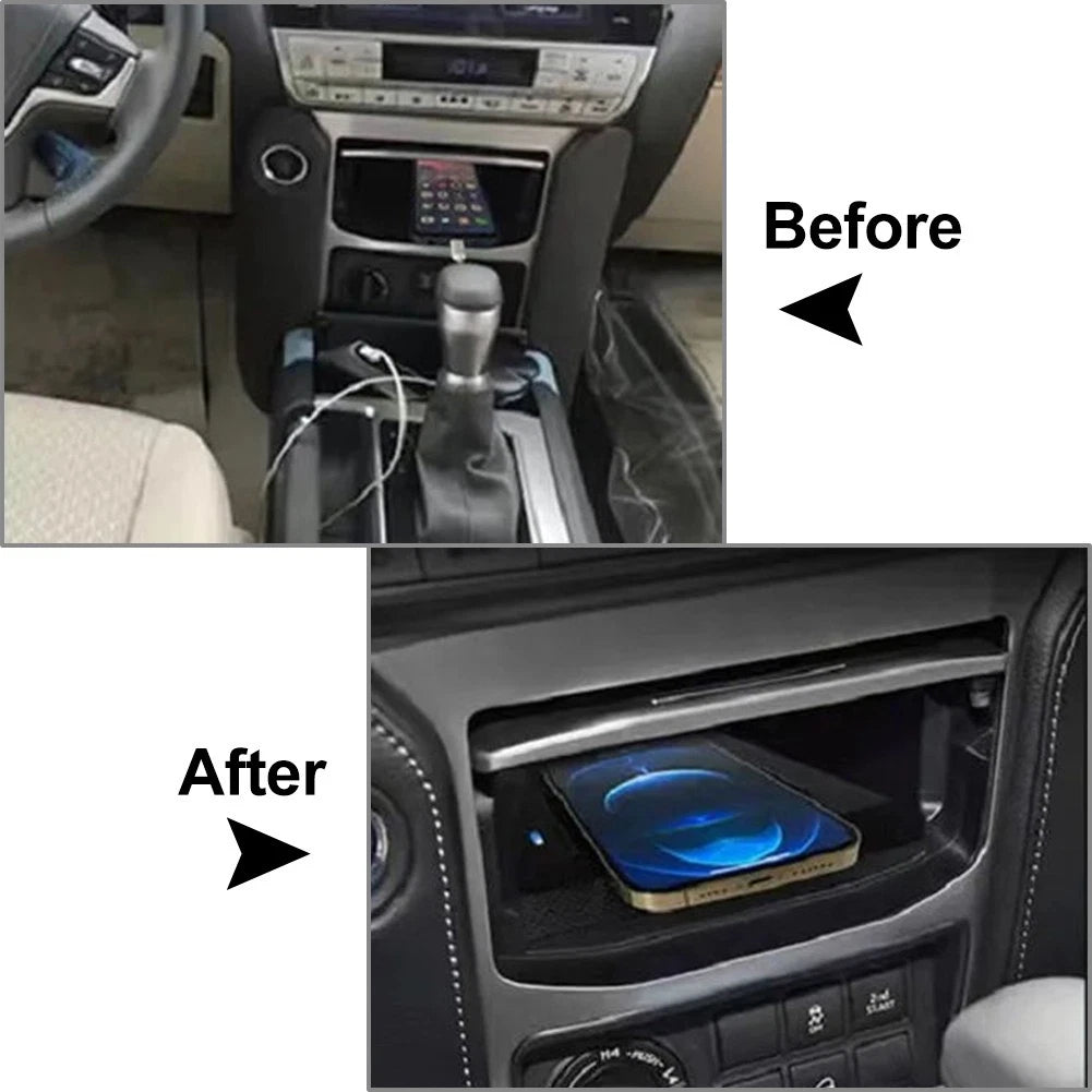 Wireless Car Charger for Toyota Prado (2018–2020)