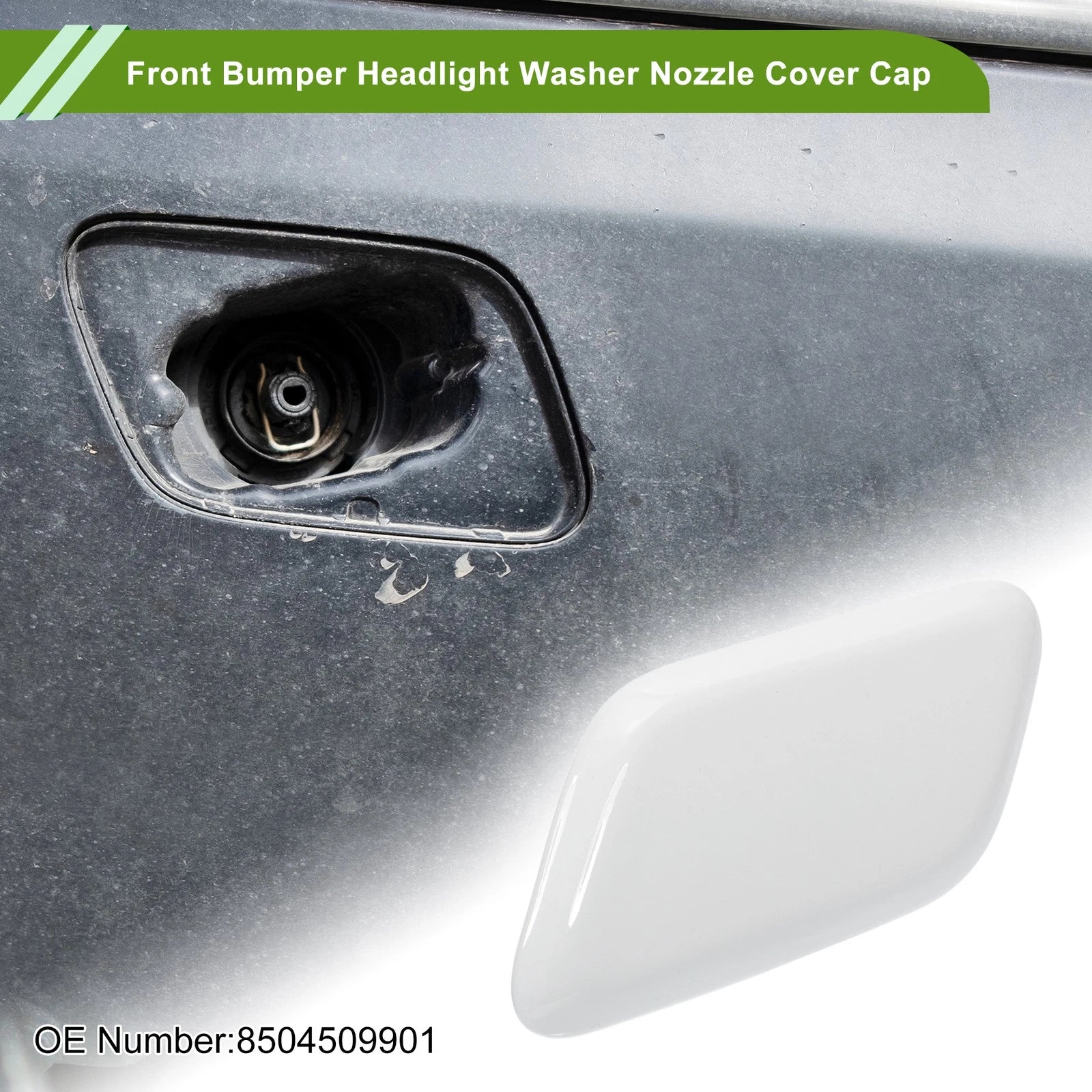 Front Left Washer Nozzle Cover Cap Replacement for Toyota Avensis (2003–2008)