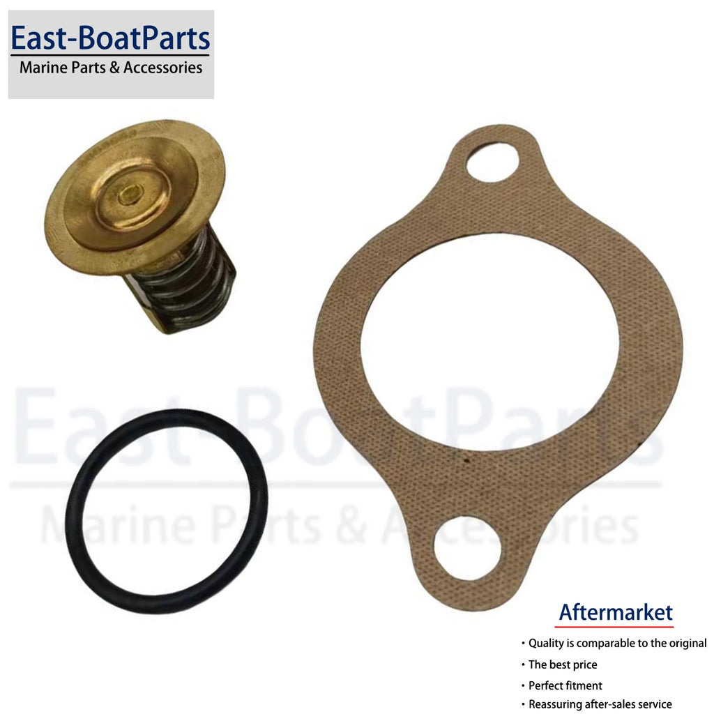 140°F Thermostat Kit for Volvo Penta 8.1Gi 8.1GiI 8.1GXi 8.1OSi (2001–2009) 3853983
