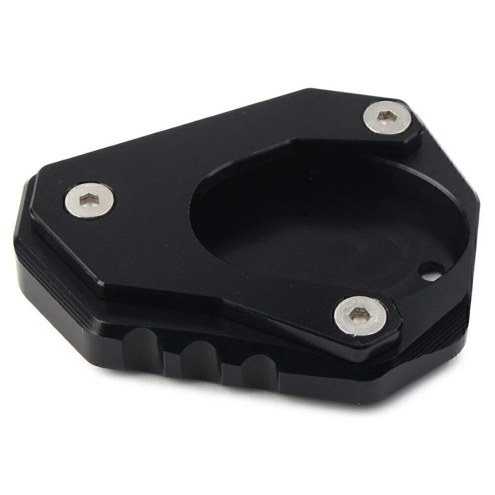Kickstand Side Stand Enlarger Plate for Kawasaki Ninja 400 (2018–2020) Black