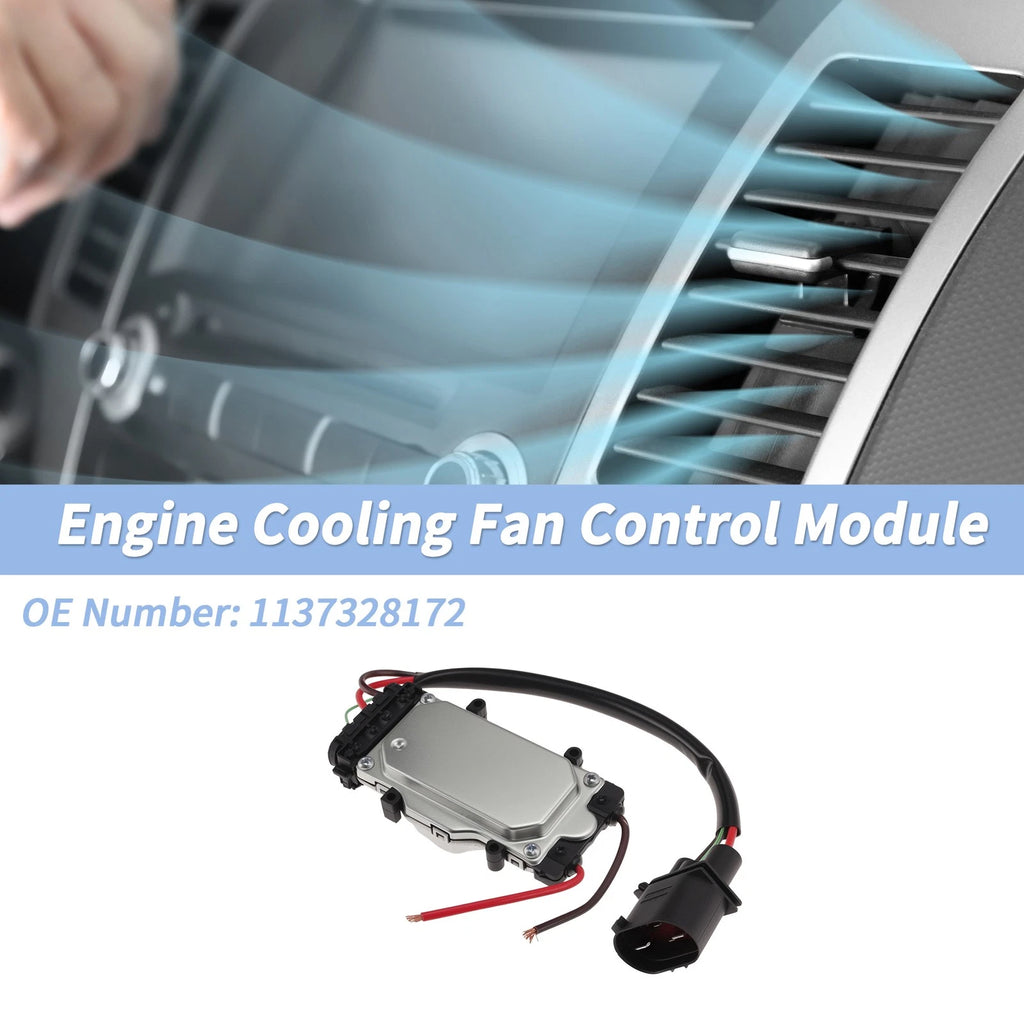 Engine Cooling Fan Control Module Controller Resistor for Audi Q7 (2007–2015)