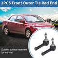 2pcs Front Outer Tie Rod End Links for Ford Explorer and Flex (2008–2019)