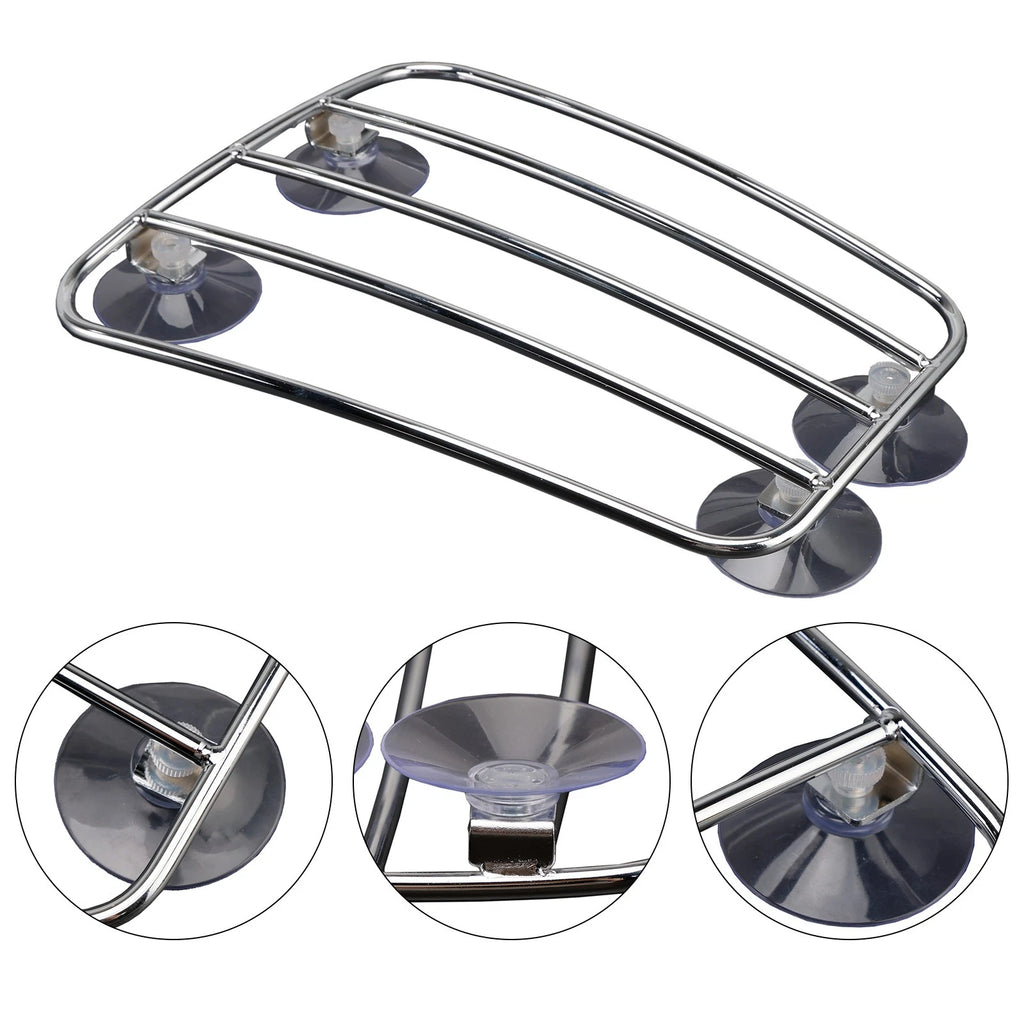 Chrome Fuel Tank Rack for Triumph Bonneville T100 T120 Thruxton Scrambler 900 (2001–2023)