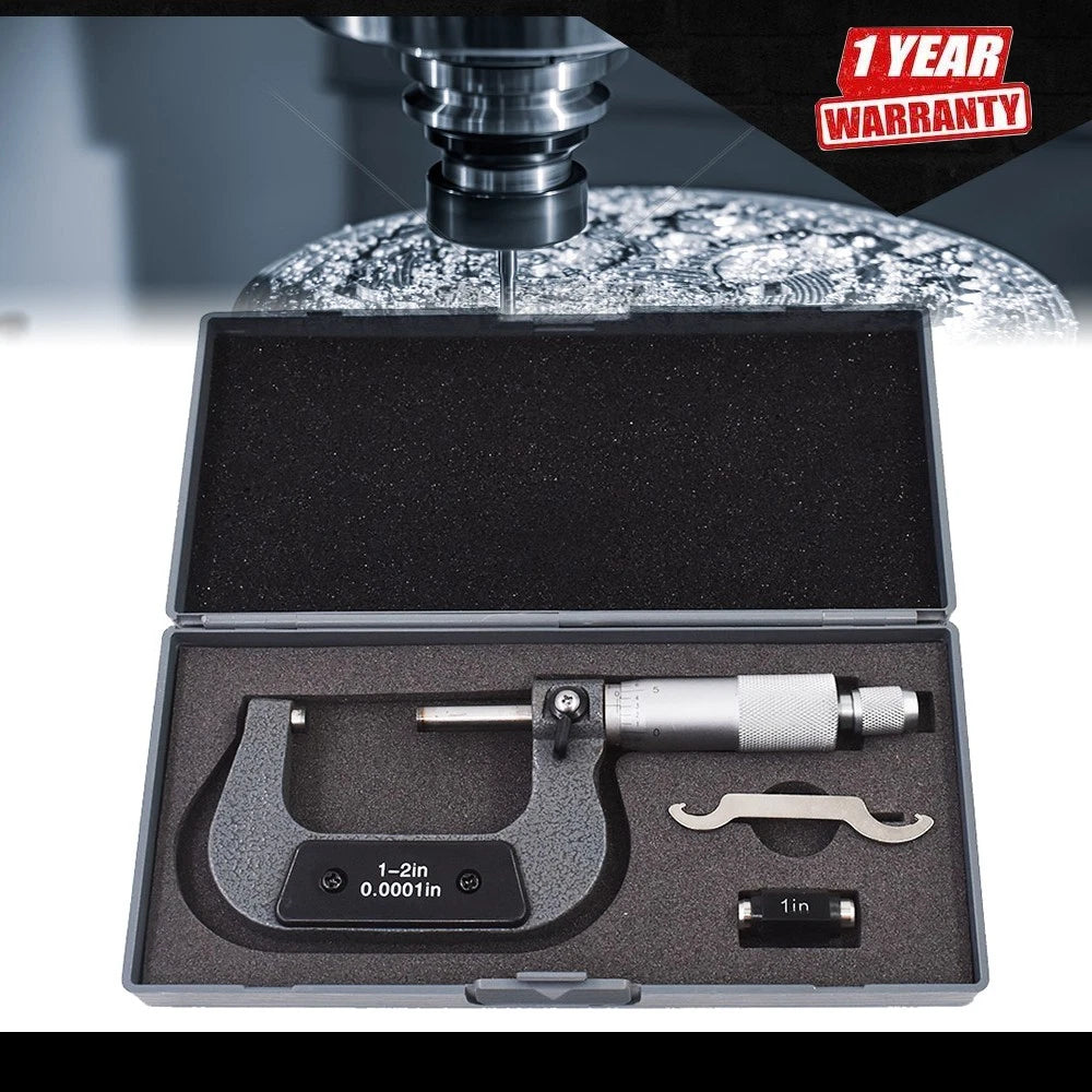 Precision Outside Micrometer for Automotive Measurement (.0001" Carbide Tipped)