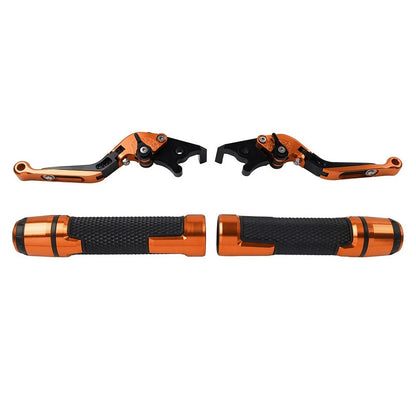 Adjustable Brake Clutch Lever Grip Set for Kawasaki ER6F ER6N (2006–2016)
