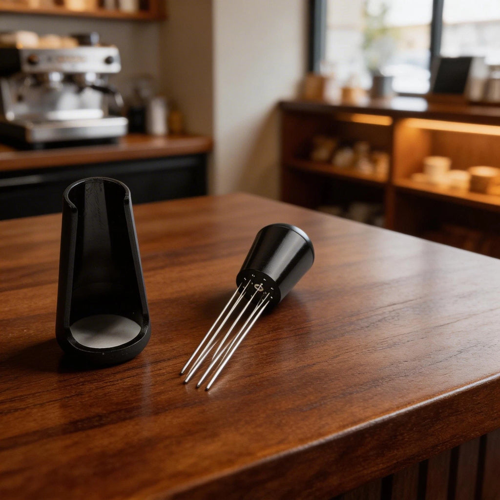Stainless Steel Espresso Tamper Tool with Stand