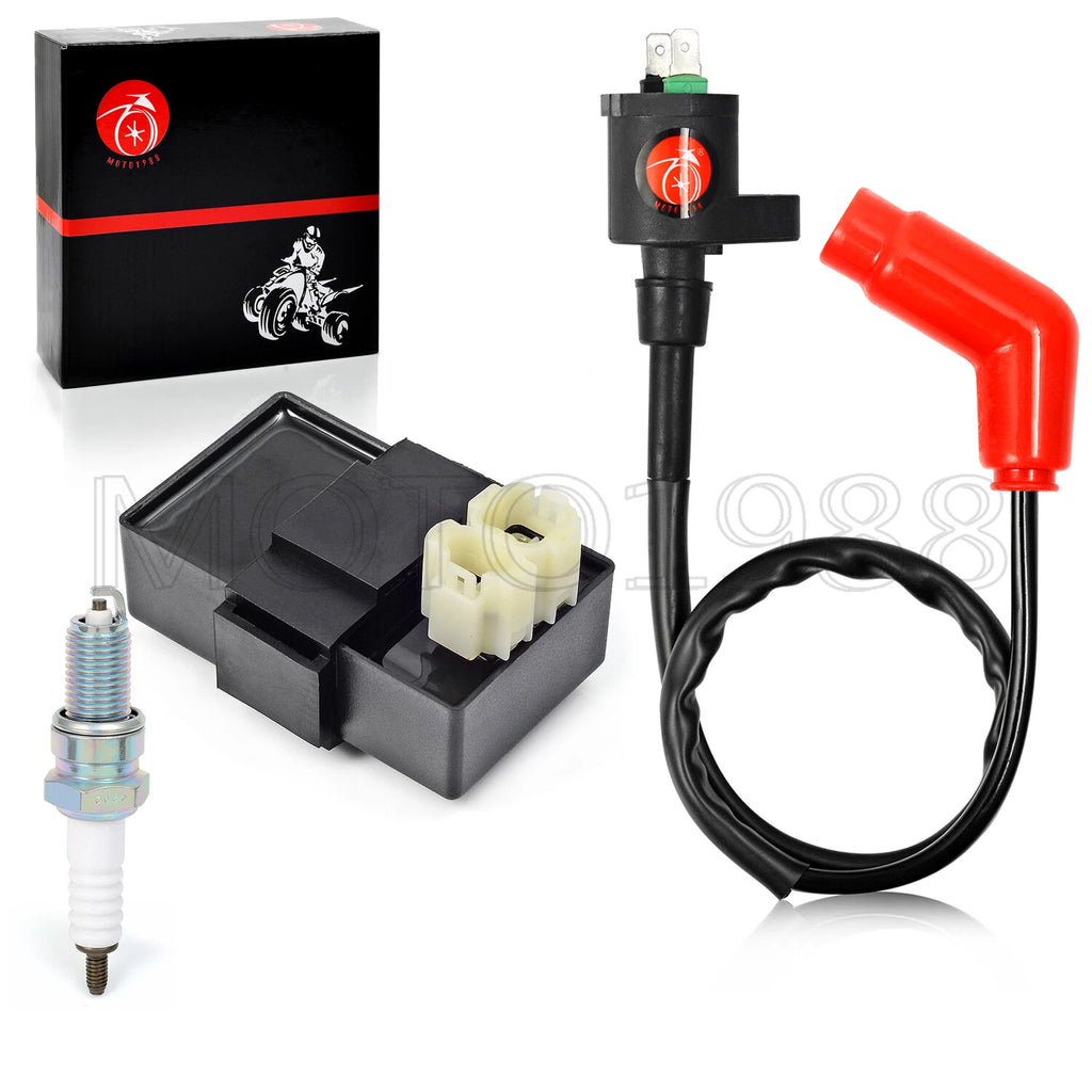Ignition Coil CDI Spark Plug for Honda Recon 250 TRX250TE (2002–2009)