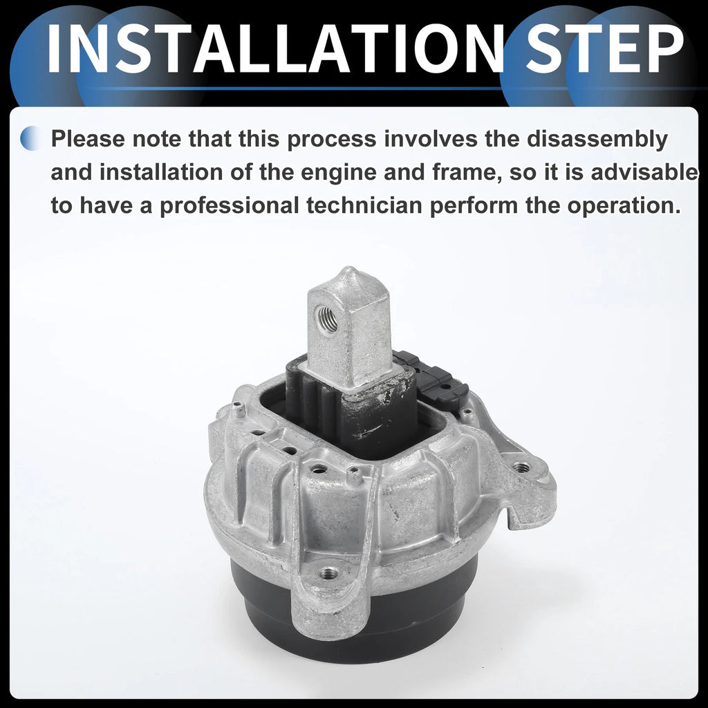 Engine Motor Mount Replacement for BMW 528i xDrive (2012–2016)
