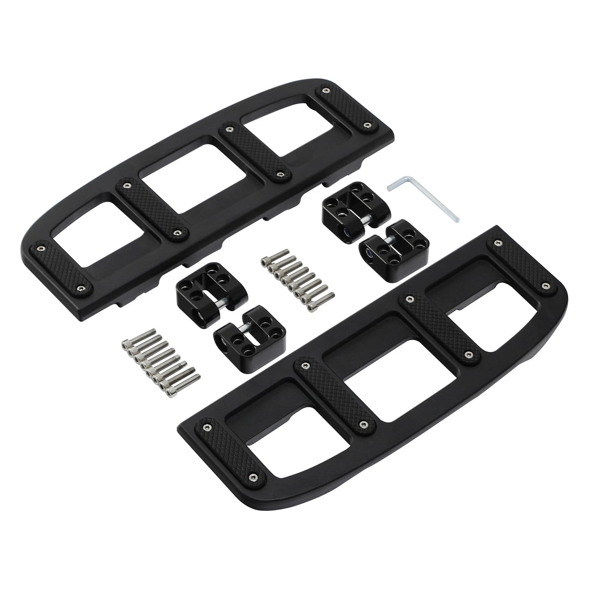 Matte Black Driver Footboard for Harley Road King (2009–2024)