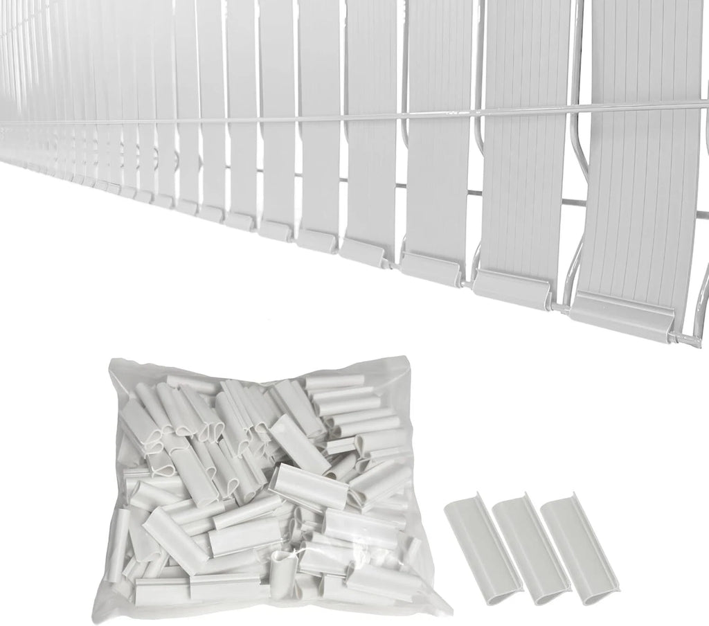 Mounting Bracket for Chain Link Fence (White)