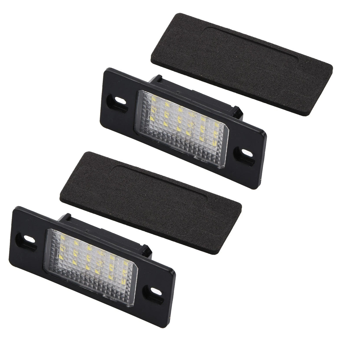 2X LED License Plate Light for Porsche Cayenne VW Touareg (2003–2010)