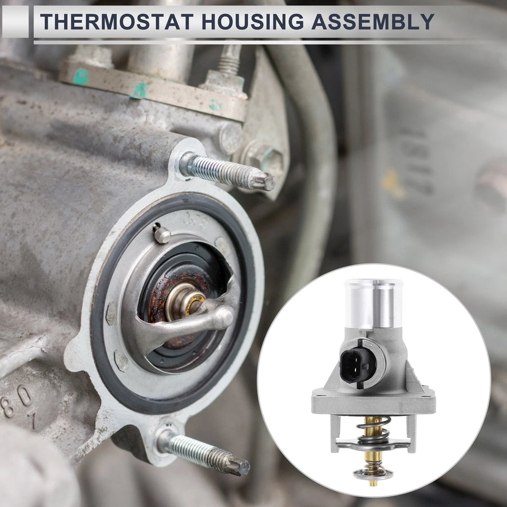 Engine Coolant Thermostat Housing Assembly for Chevy Aveo Aveo5 (2009–2011)