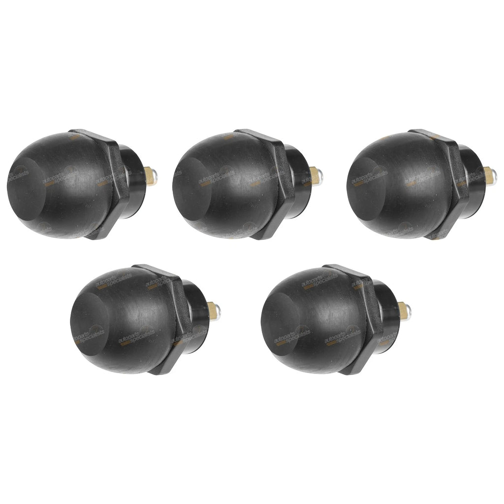 5x Push Button Horn Switch for Universal Applications (12/24 Volt)