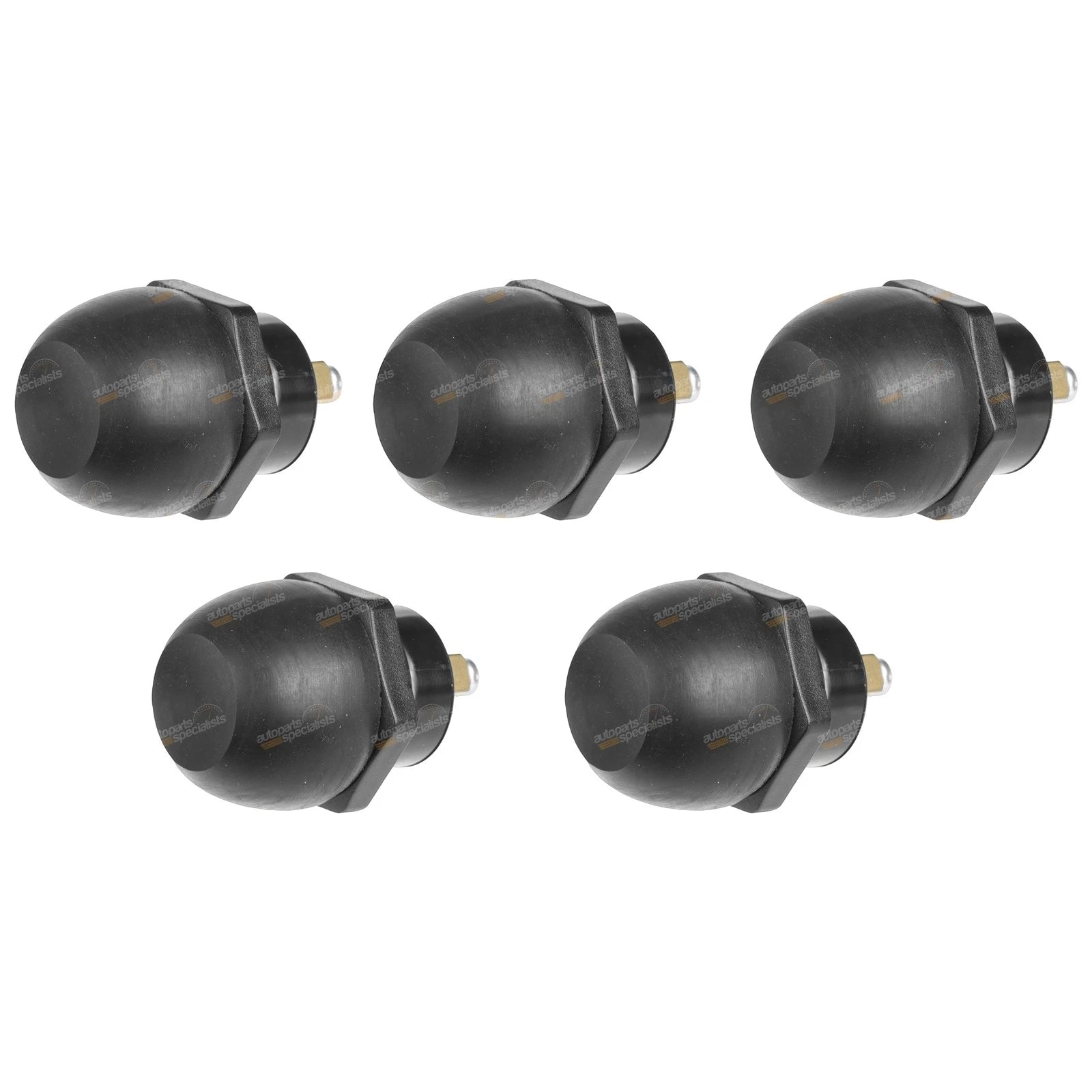 5x Push Button Horn Switch for Universal Applications (12/24 Volt)